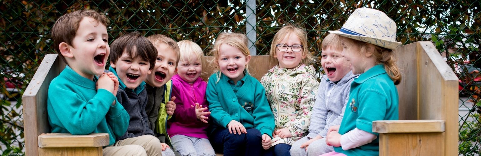 Children in garden