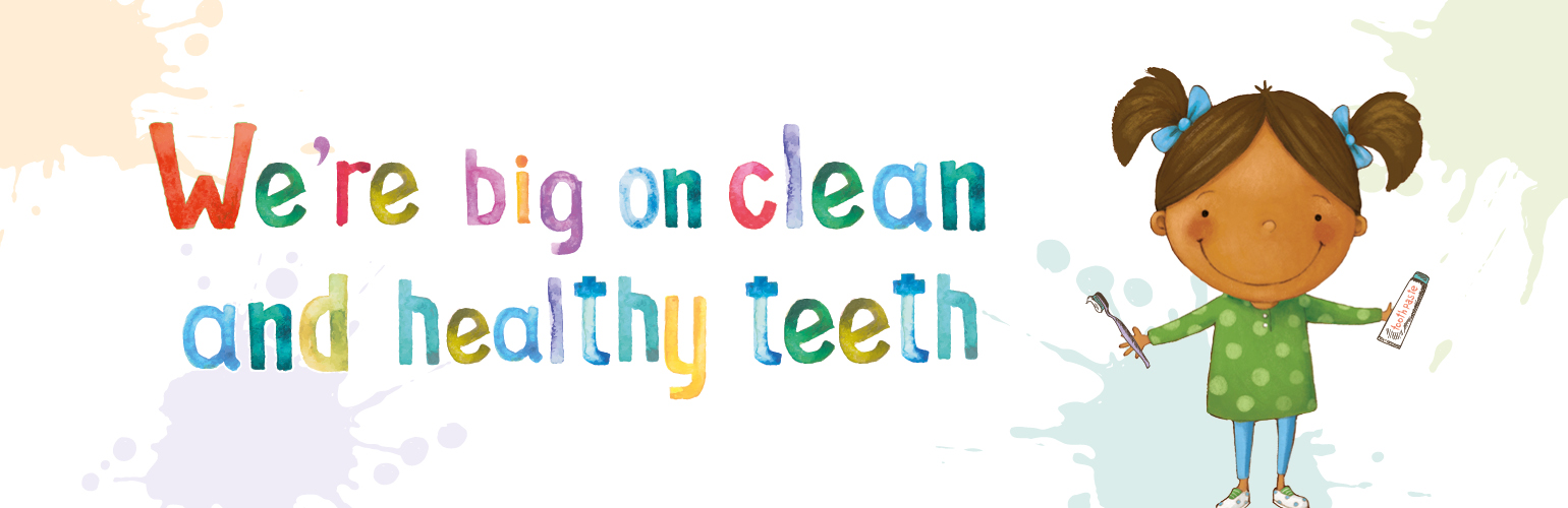 Clean and healthy teeth