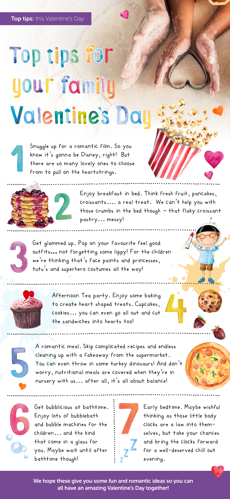 Top tips for a family Valentine's Day